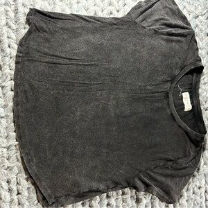 Lucky Brand Dark Gray Short Sleeve Tee